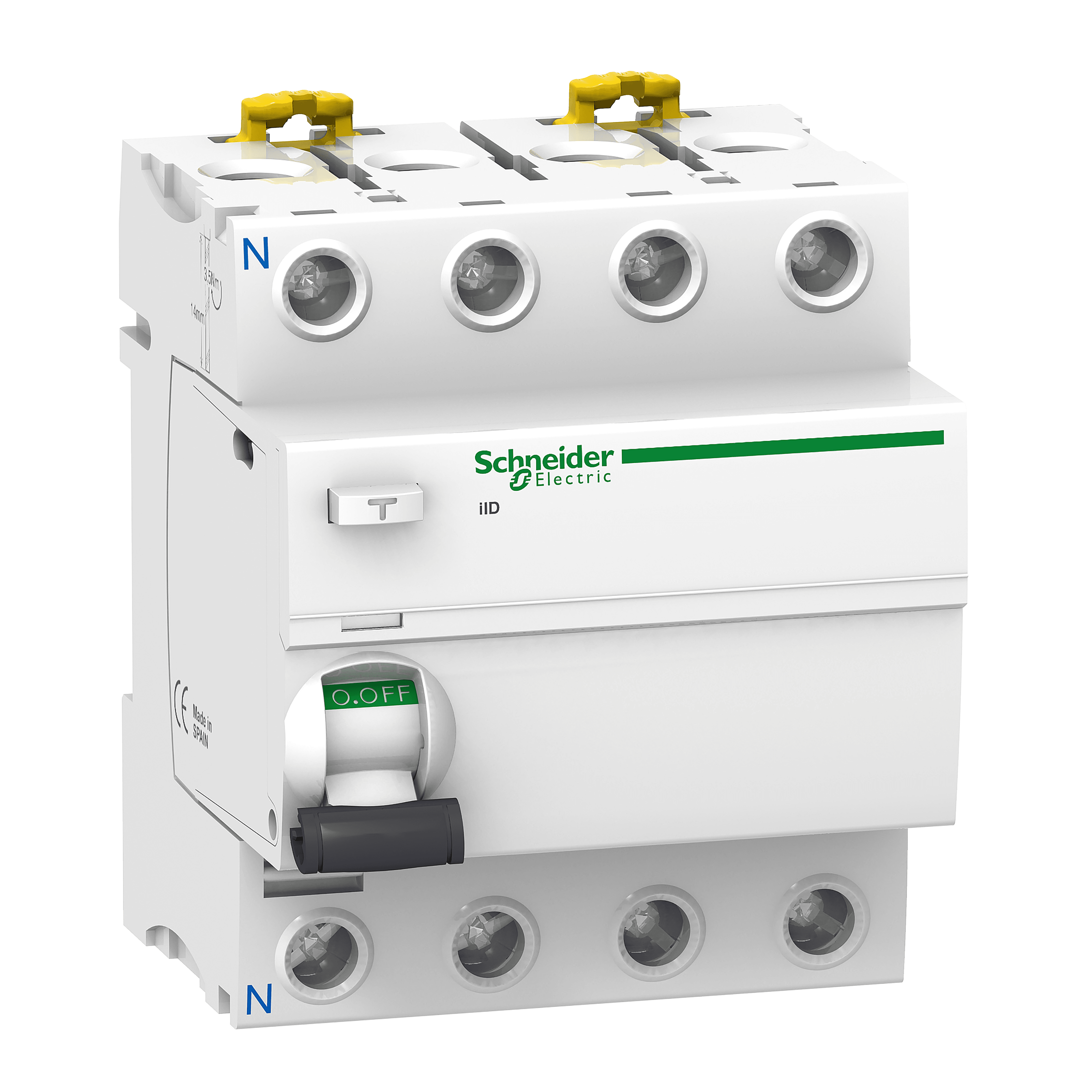 SCHNEIDER ACTI 9 iID RESIDUAL CURRENT CIRCUIT BREAKER A9R14491